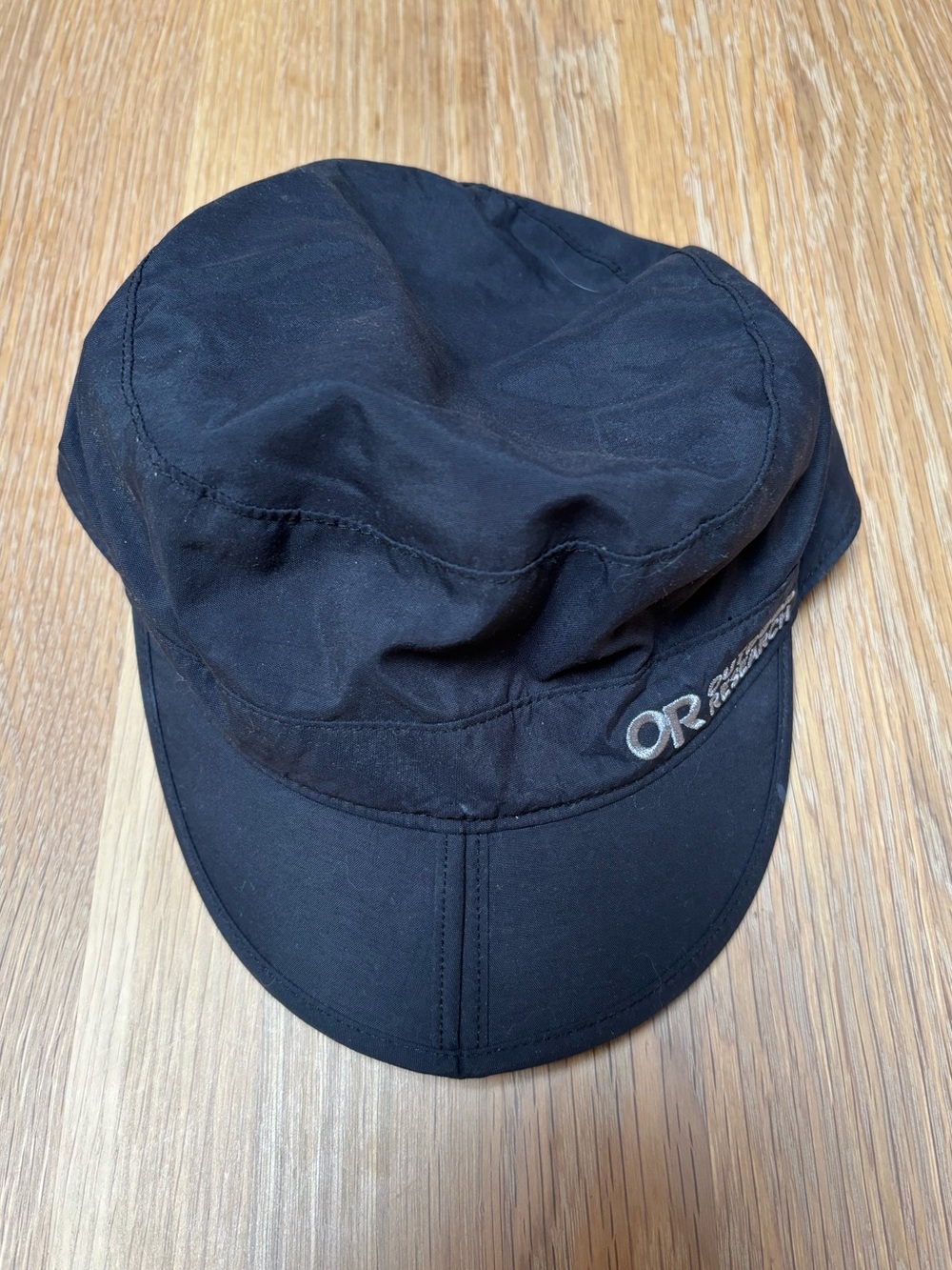 Outdoor Research Collapsible Black Cap - Lightweight Men's Performance Hat